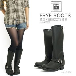Frye 15R Tall Engineer Boots